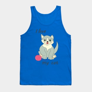 I love my cat Tank Top